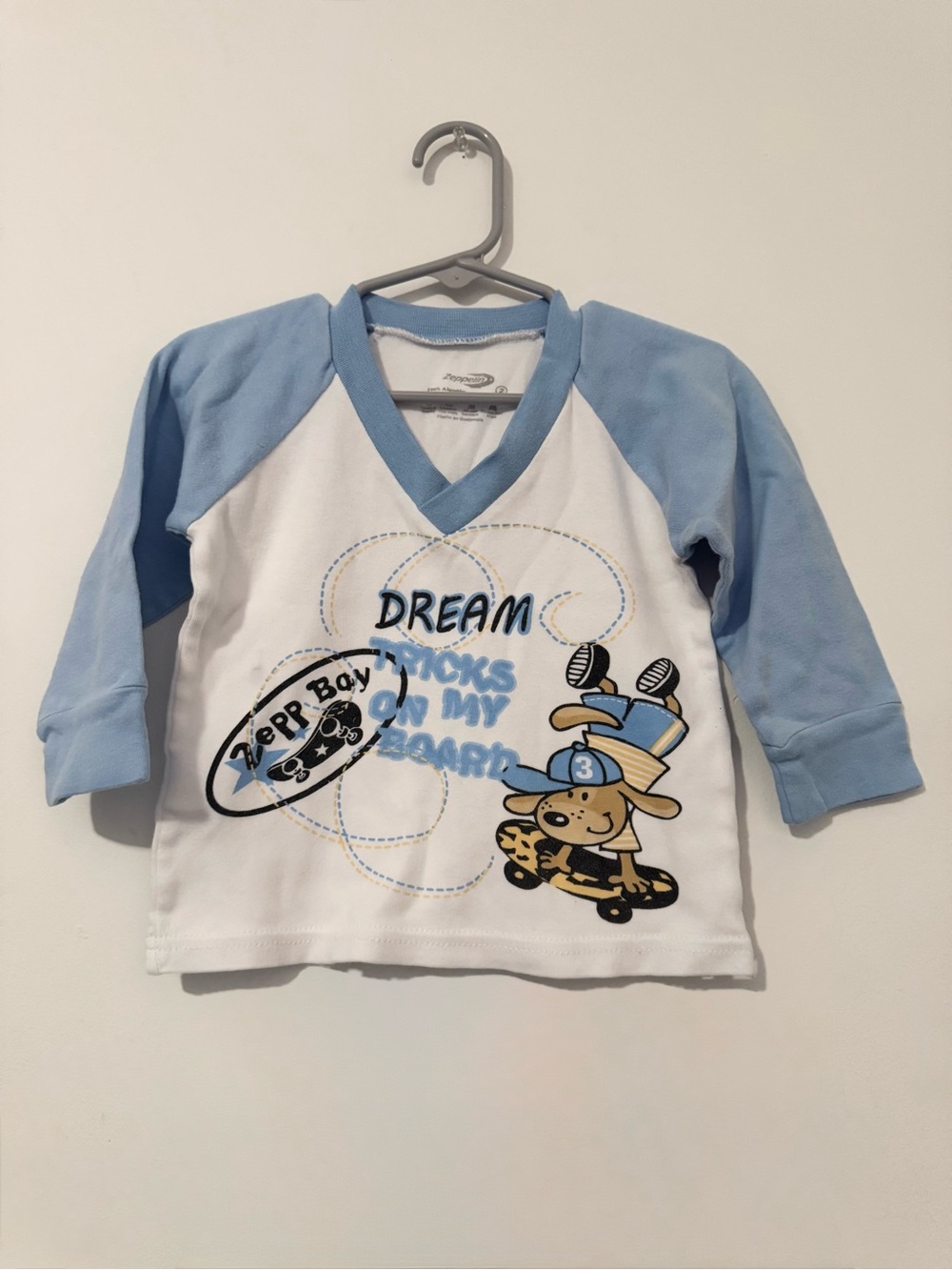 Zeppelin Toddler Boys V-Neck Shirt